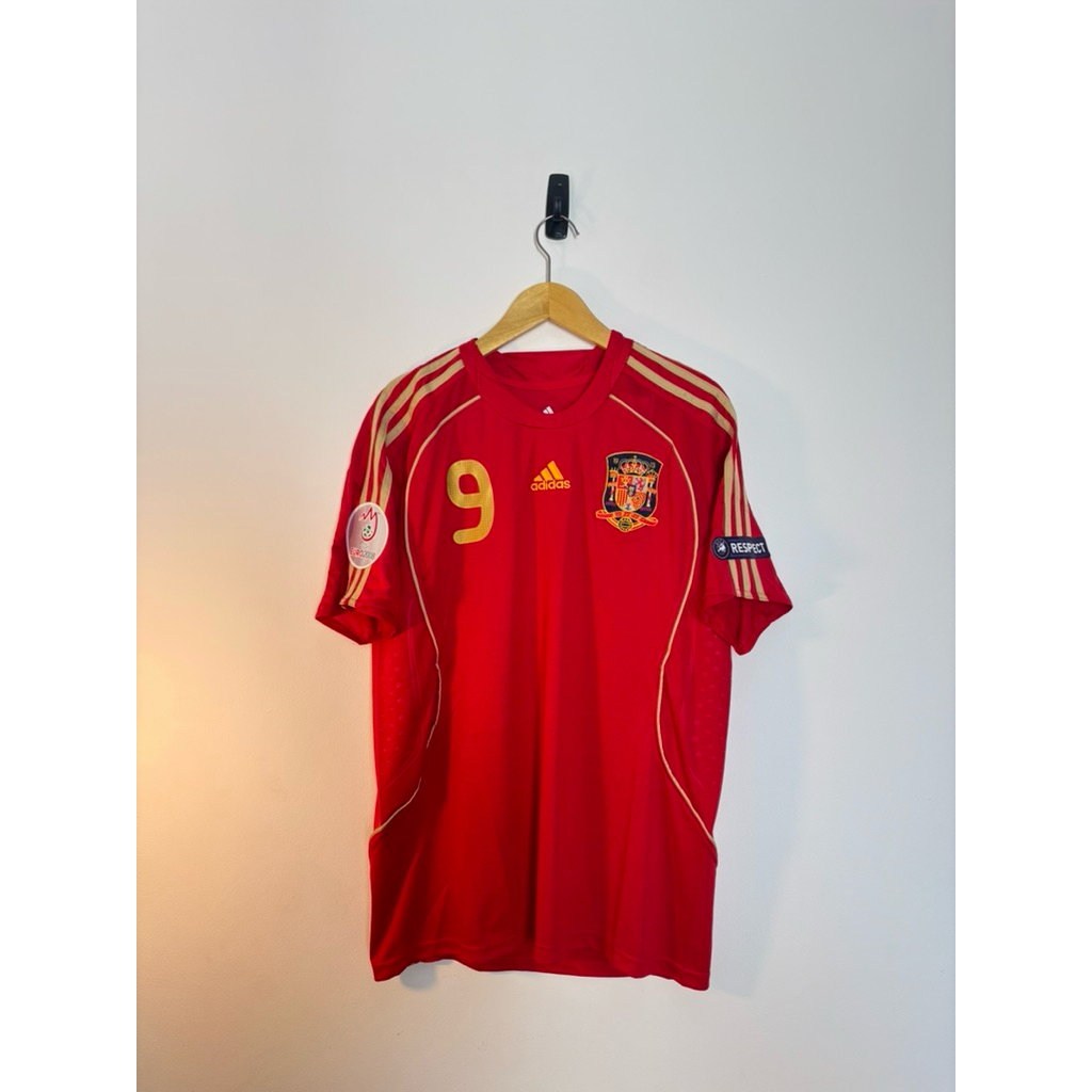 Jersey Spain Home 2008 Torres 9 – Size L