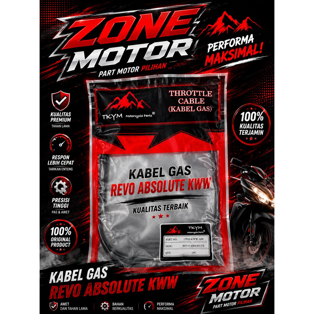Takayama KABEL GAS tipe motor REVO ABSOLUTE