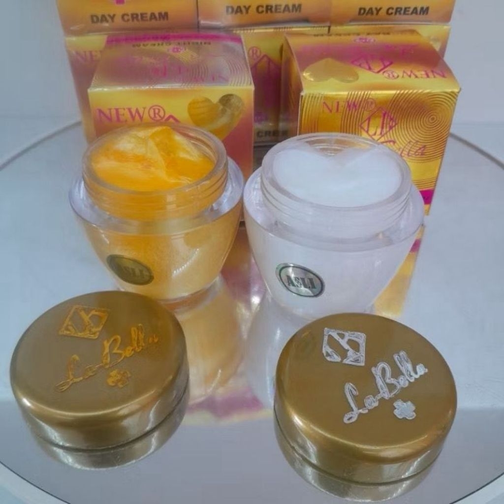 6pcs cream labella bpom siang malam