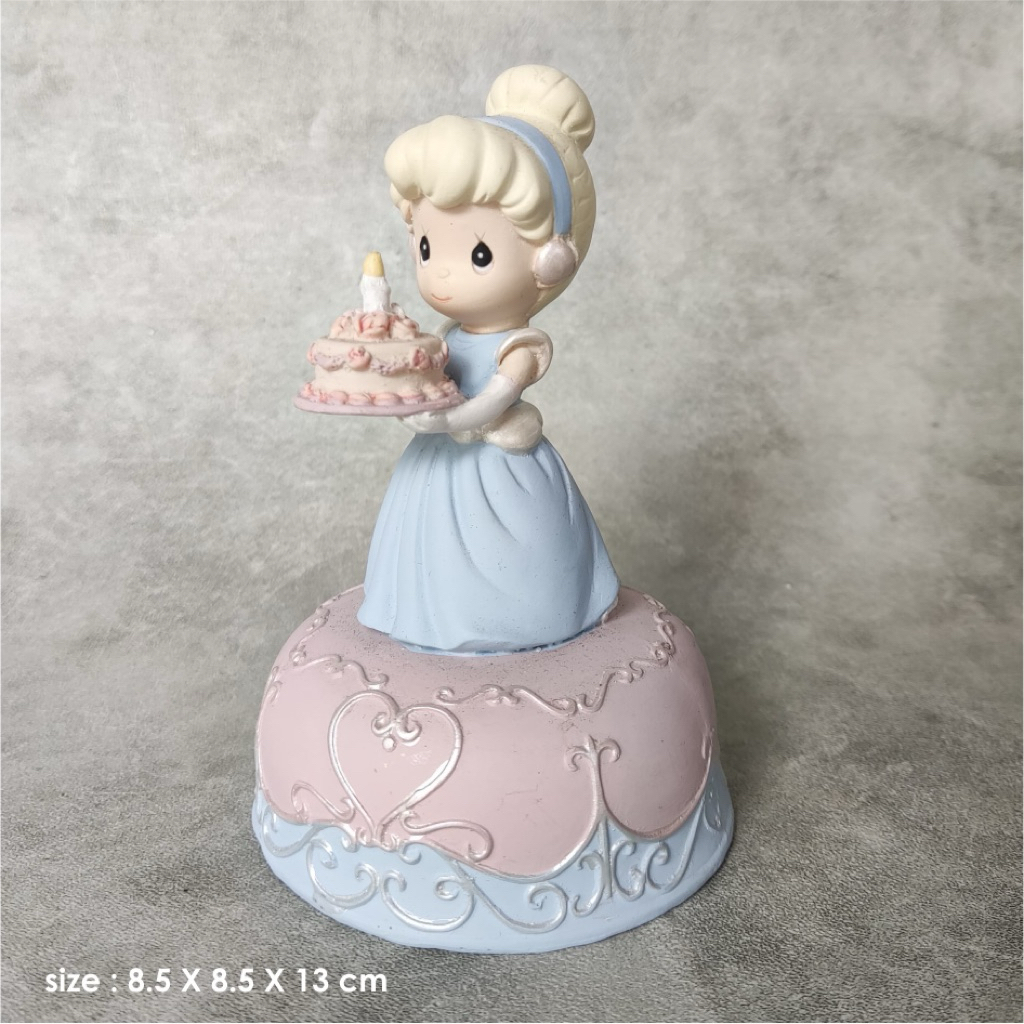 Cinderella Precious Moment Figure Mainan Miniatur Hiasan Topper Patung