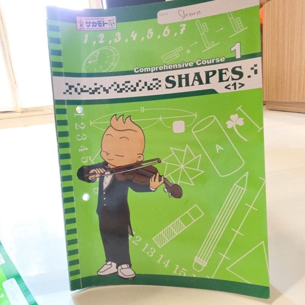 buku sakamoto matematika maths shapes 1, 1