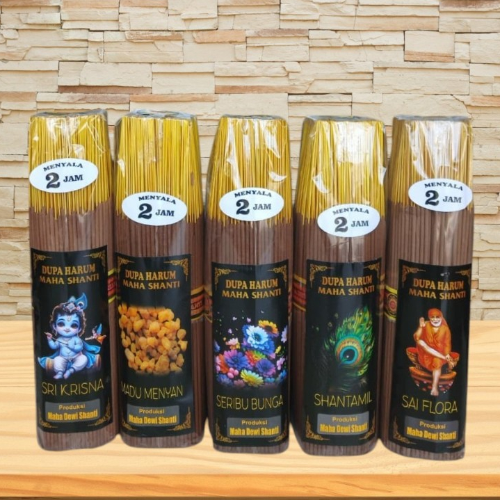 Hio Dupa Harum Maha Shanti, Dupa Harum Wangi Menyala 2 Jam, Dupa Premium Aromaterapi, Dupa Full Celu