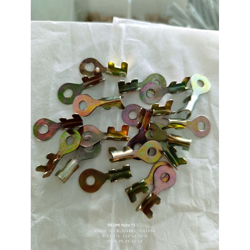 Terminal Skun Ring Bulat |Skun Bulat M5 |Skun Aki Bulat |Konektor Kabel Gepeng |Skun Aki Massa Mobil
