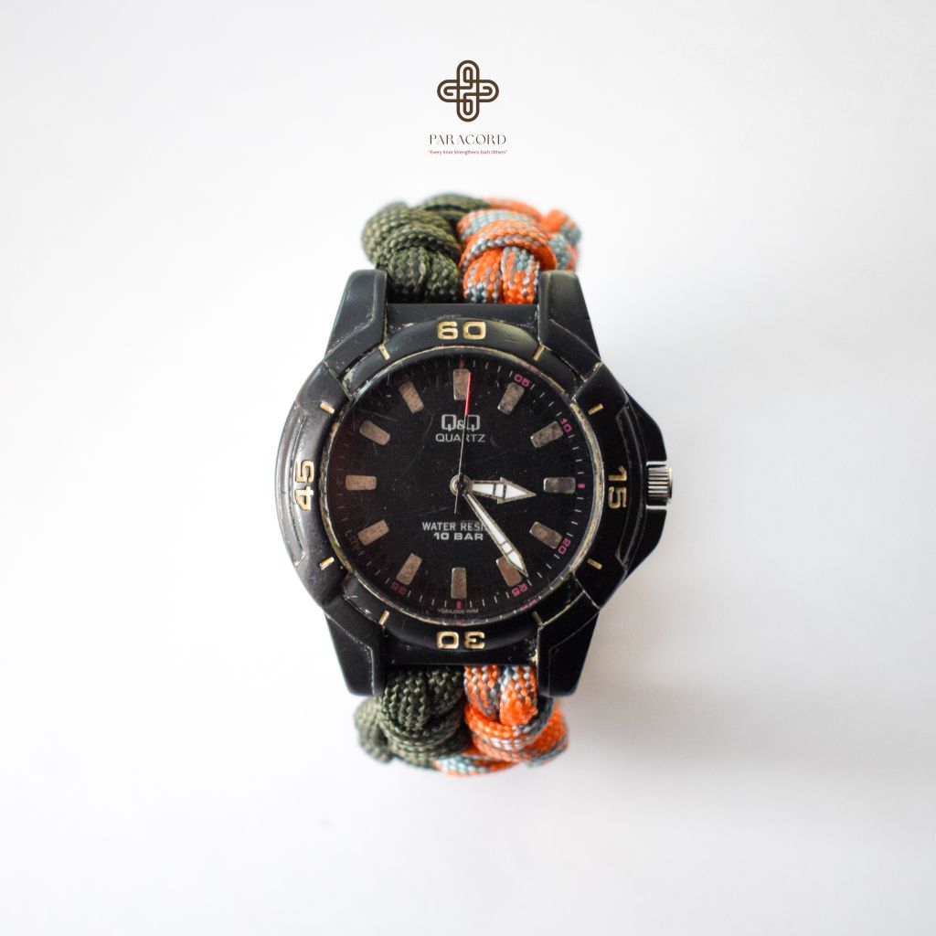 GEE Paracord - strap jam tangan survival handmade, buckle metal adjustable