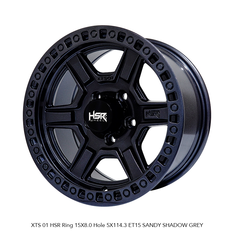 VELG MOBIL R15 HSR XTS01 HSR R15X8 H5X114,3 ET15 SANDY SHADOW GREY 4 PCS VELG