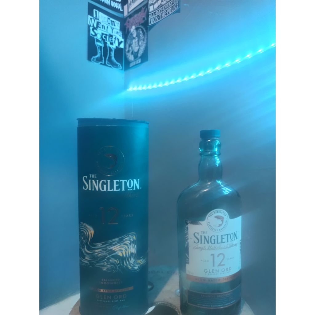 Botol Bekas Minuman Keras Miras Singleton 15 Single Malt Botol Unik Botol antik