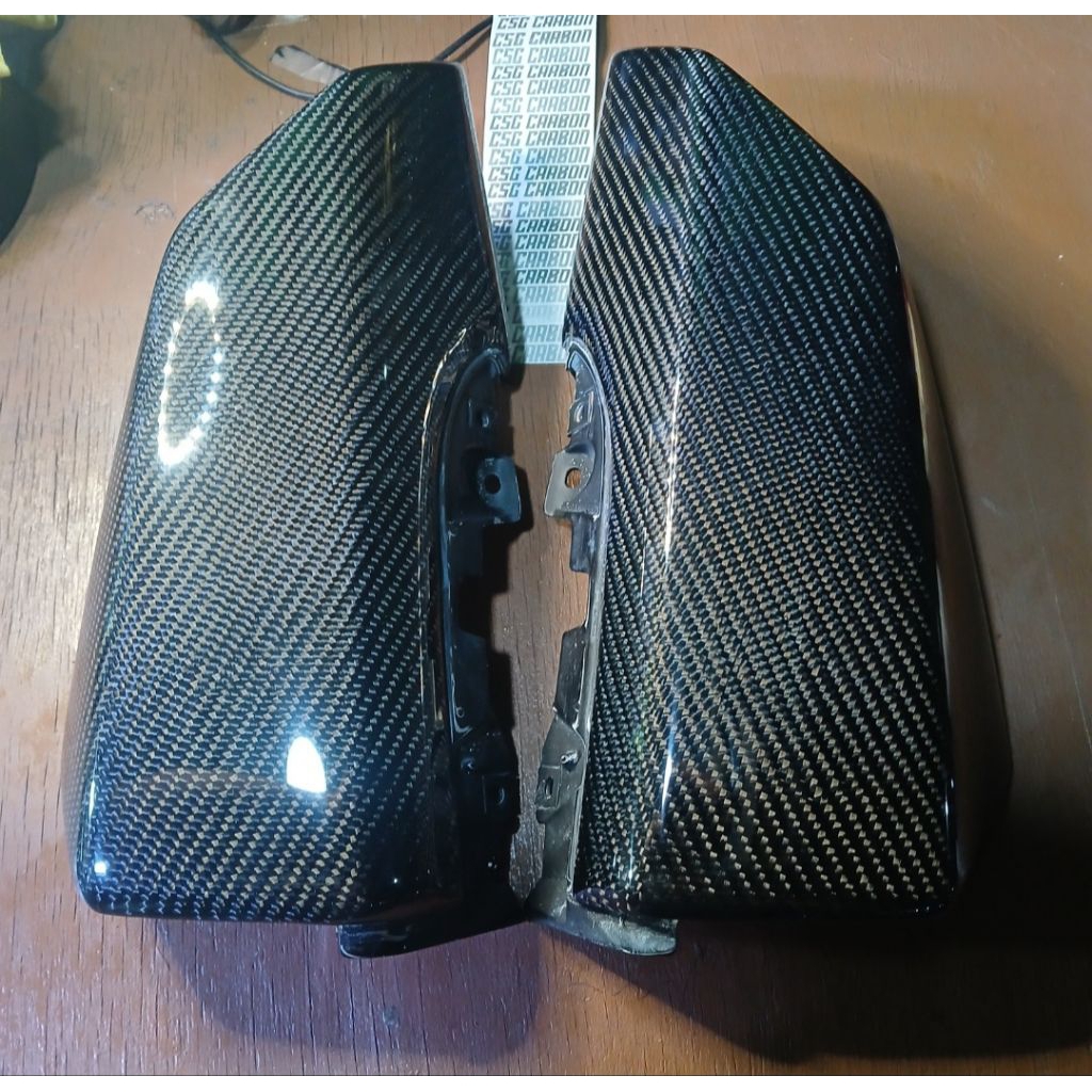 panel samping body depan nmax old carbon kevlar