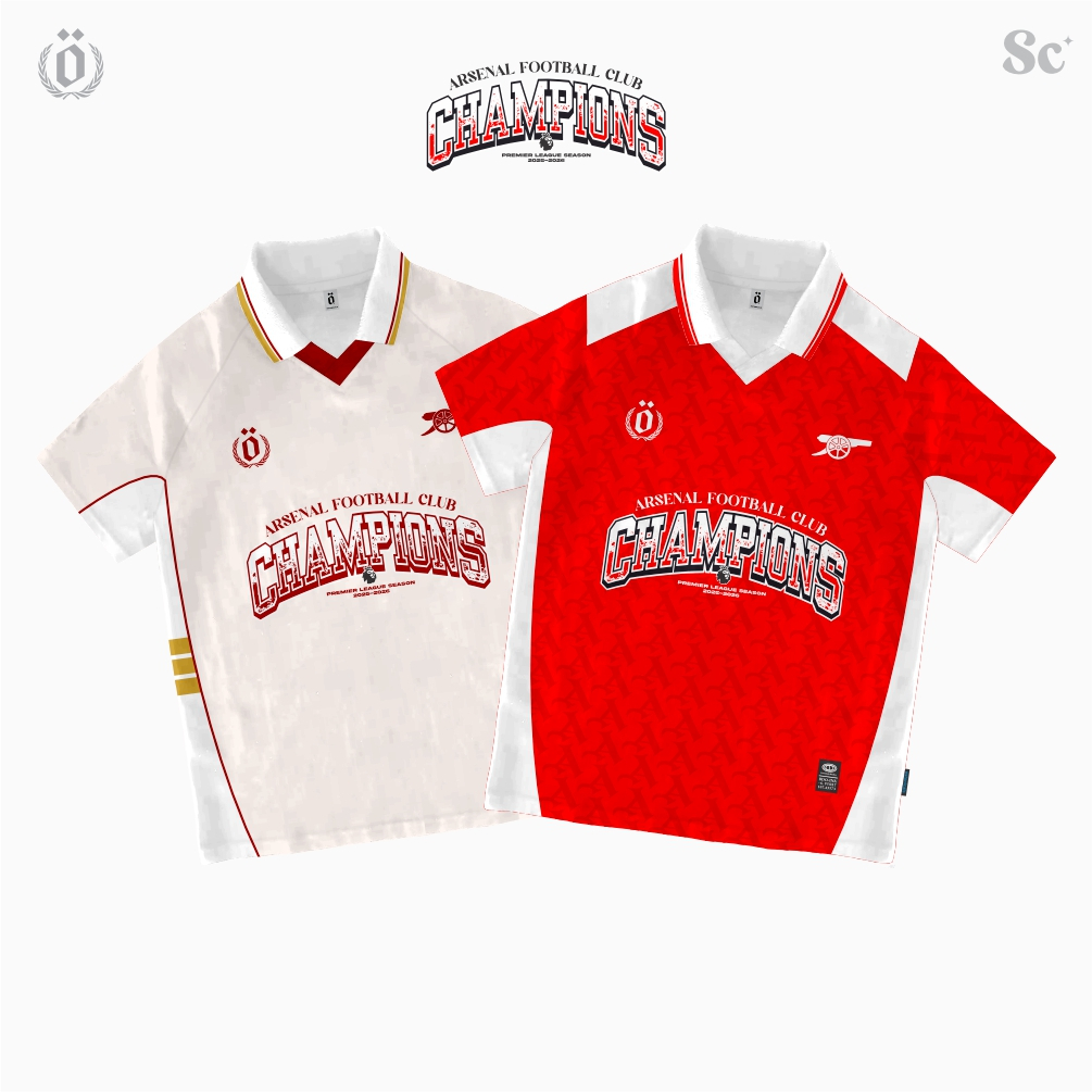 ESTONICALS - JERSEY 4RSENAL CHAMPIONS 2026 / Baju The gunner