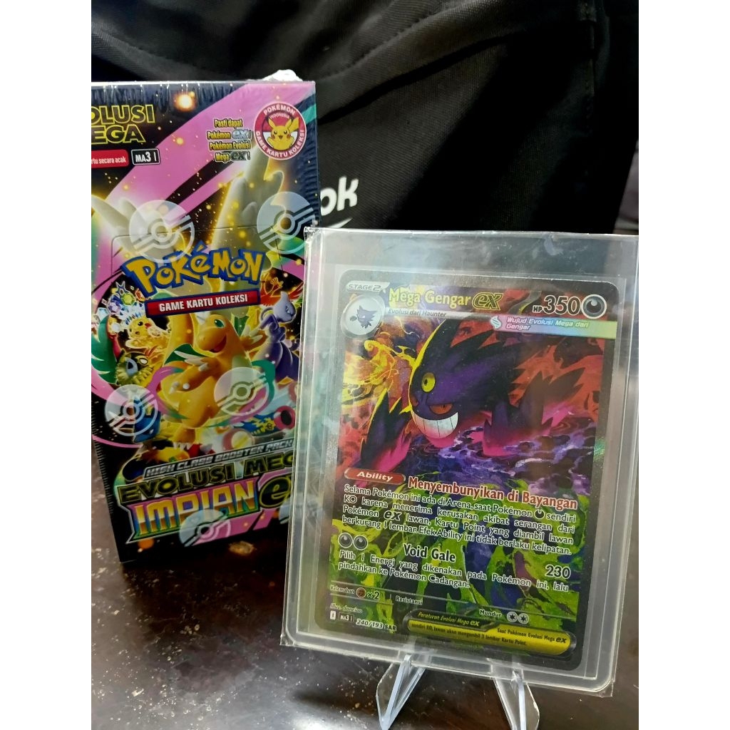 kartu pokemon SAR mega gengar original indo
