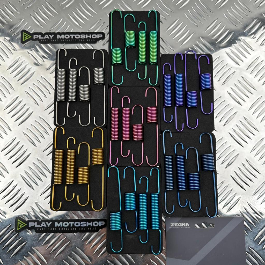 Pir Standar Set Titanium GR5 Vespa Zegna | Per Standar Samping Tengah Vespa Sprint Primavera | Sprin