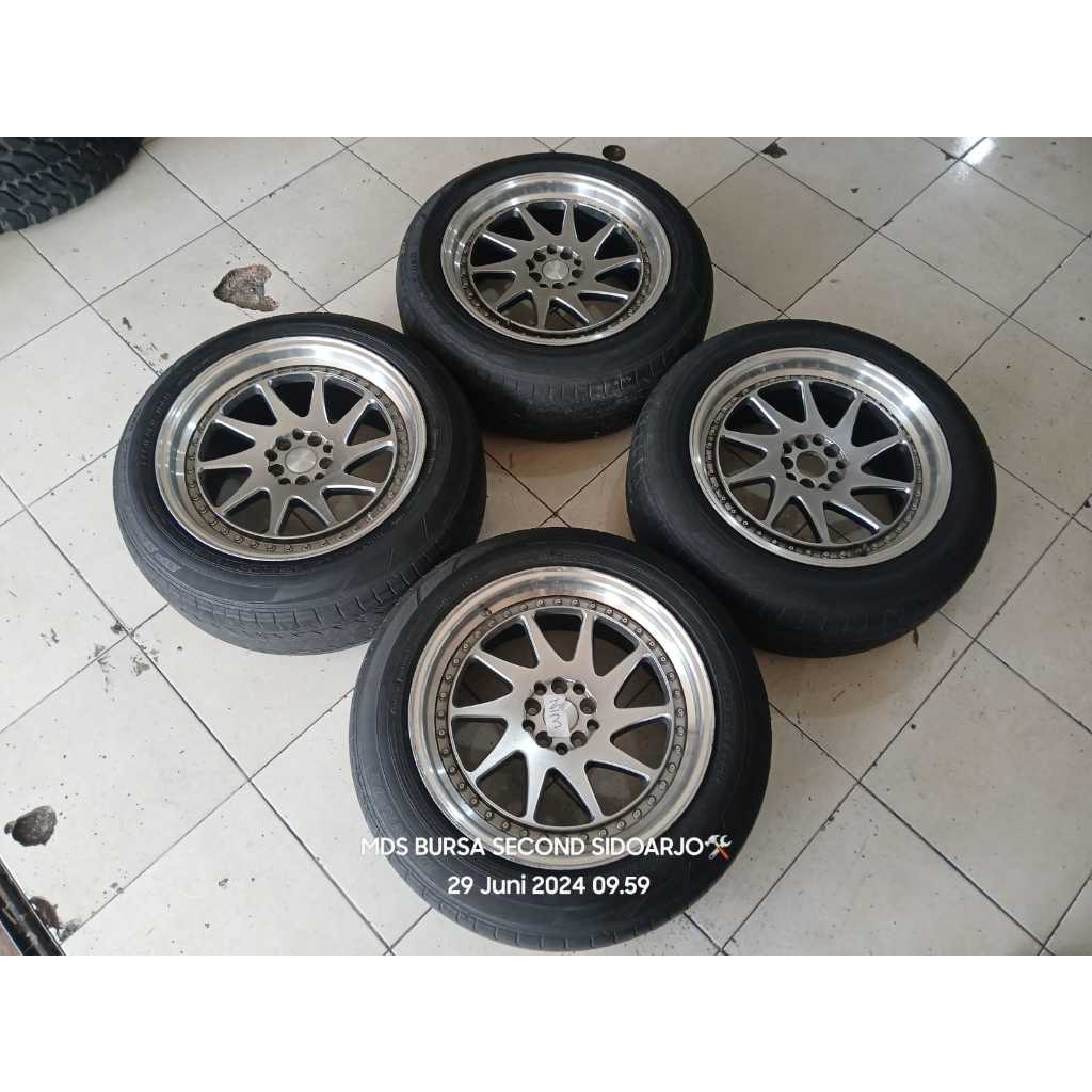 READY VELG SECOND HSR R18 5X100/114 + BAN MURAH LENGKAP