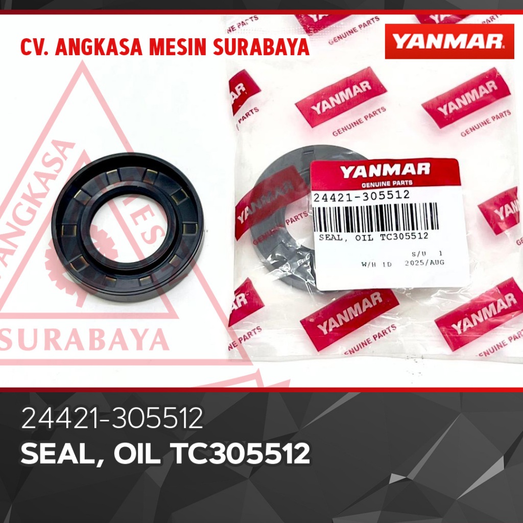 Spare Part Yanmar Agri HW 100% Original Yanmar| 24421-305512 |SEAL, OIL TC305512
