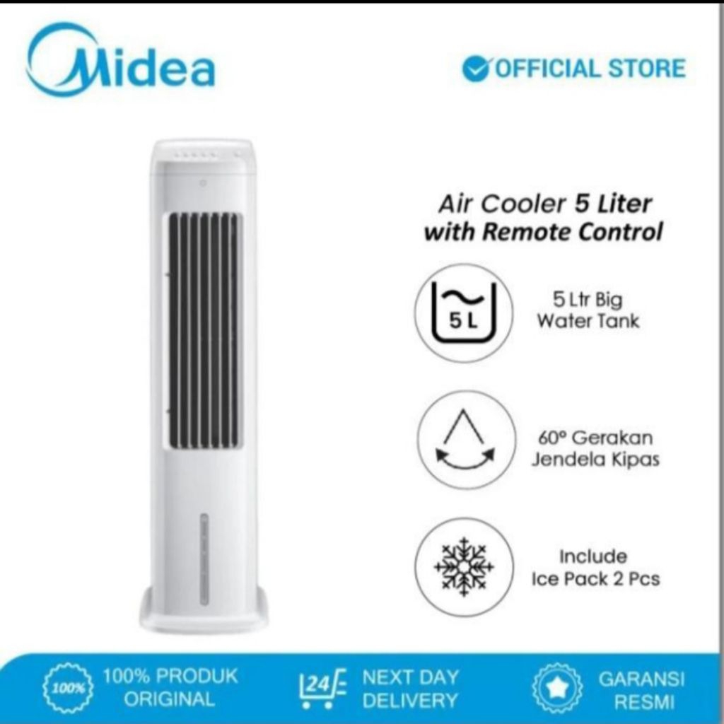 AIR COOLER / TOWER FAN MIDEA MAC 500MOBPW / AC100 10UB ORIGINAL