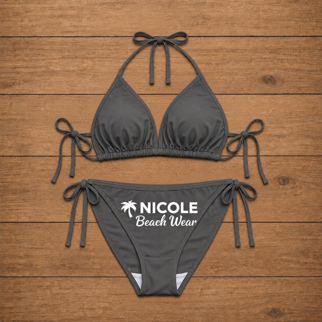 [NICOLE] Bikini Pantai Motif Bunga Baju Renang Monokini Bikini Seksi