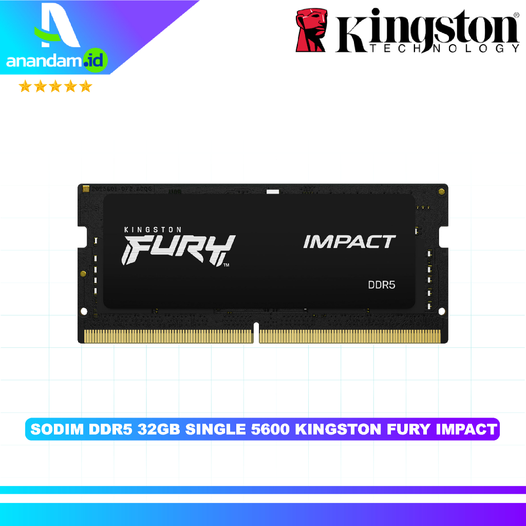RAM Kingston DDR5 Fury Impact SODIMM 32GB 5600MHz