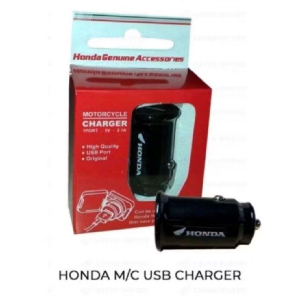 USB CHARGER ORIGINAL AHM HONDA VARIO BEAT PCX ADV SCOOPY