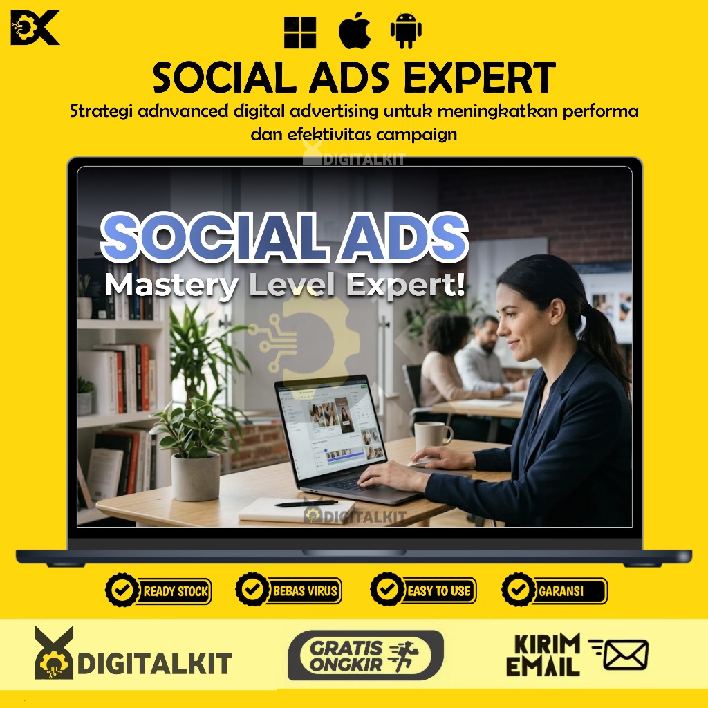 [T0995] Social Ads Mastery Level Expert | Strategi Iklan Digital Skala Profesional
