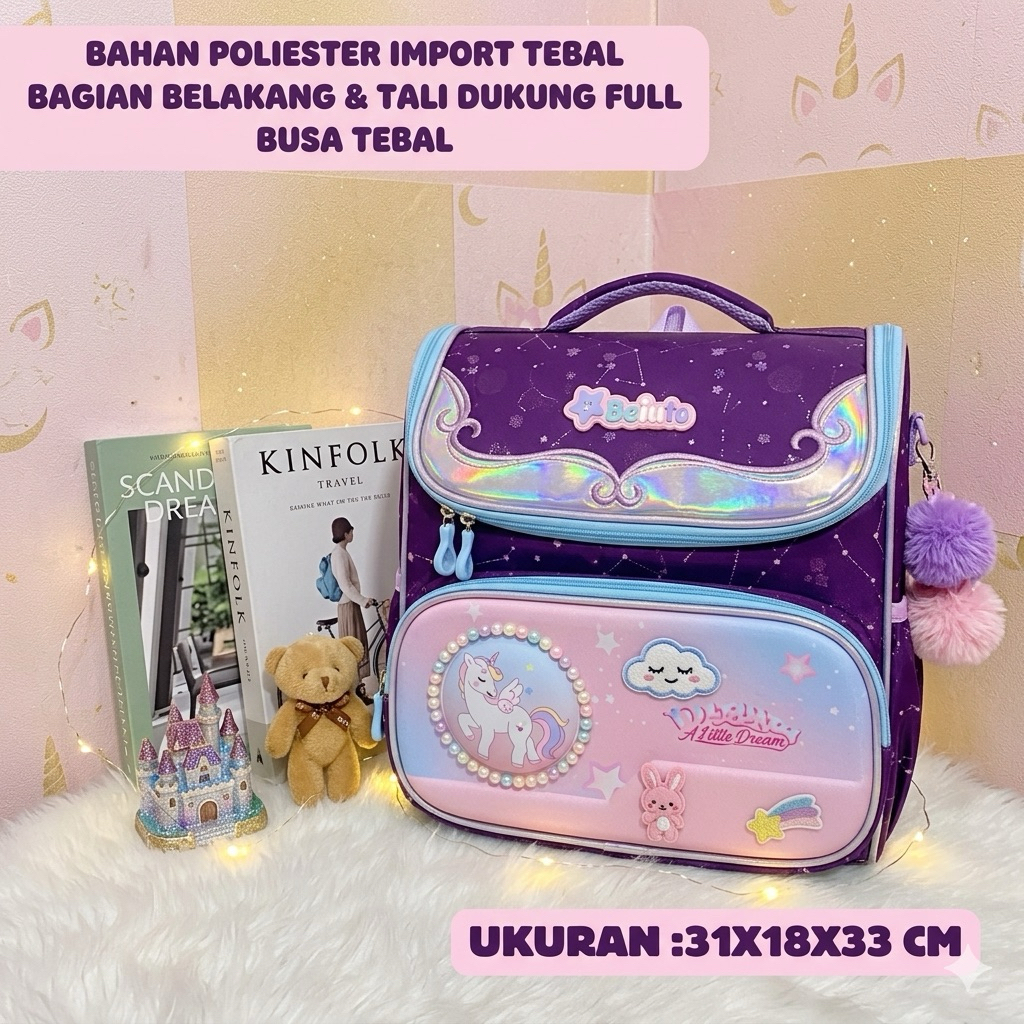 HOT SALE 44 NEW TAS ANAK SEKOLAH TK SD MODEL JEPANG/TAS ANAK SEKOLAH ASLI IMPORT MODEL JEPANG/TAS JE
