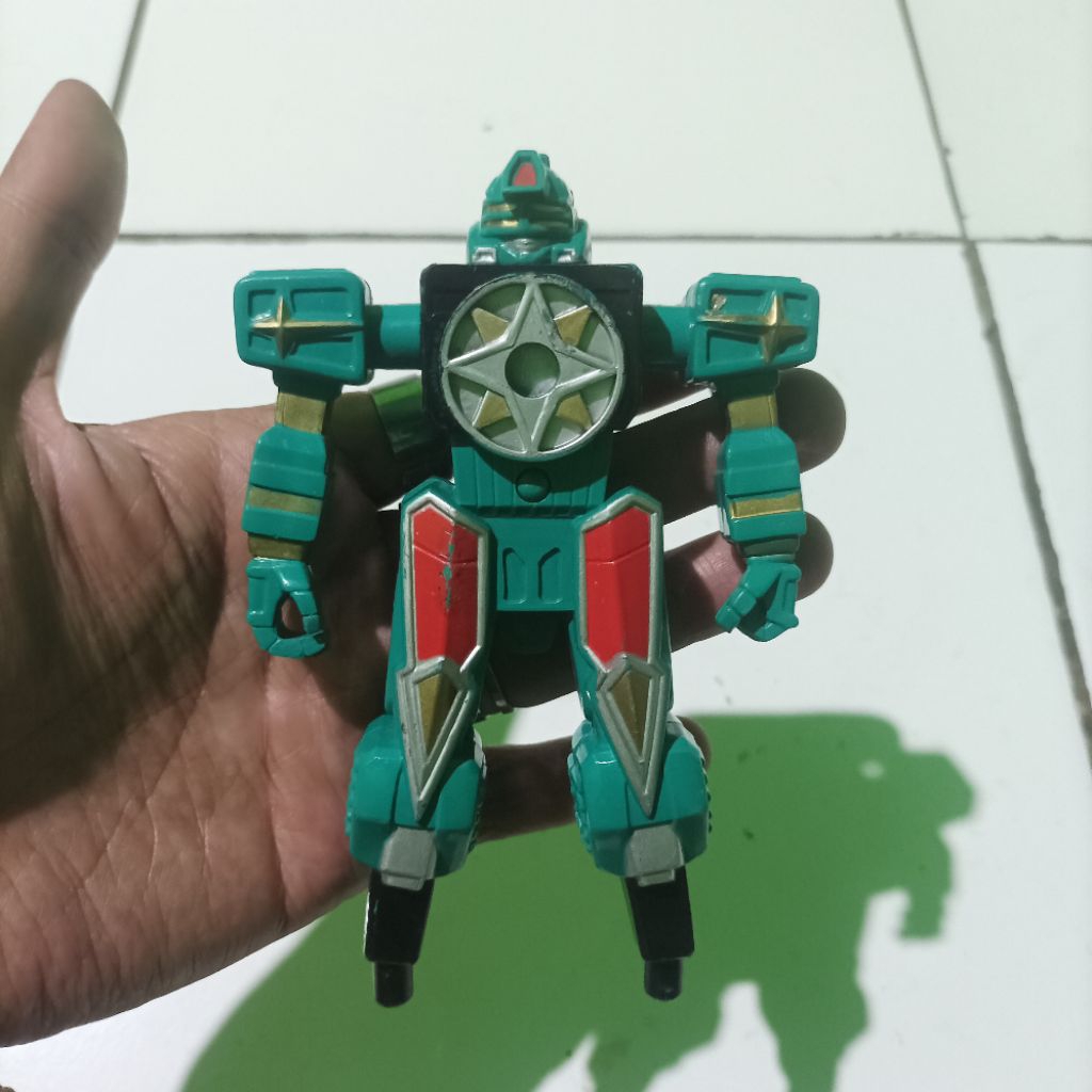 Vintage Robot Megazord Power Rangers Ninja Storm Mainan Action Figure