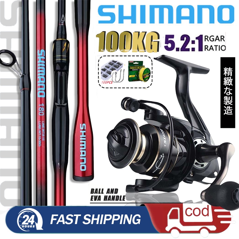 Shimano Pancingan Set Lengkap Joran Pancing Set Pancing Set Joran Pancing 1.8M-2.4M Ultralight Weigh