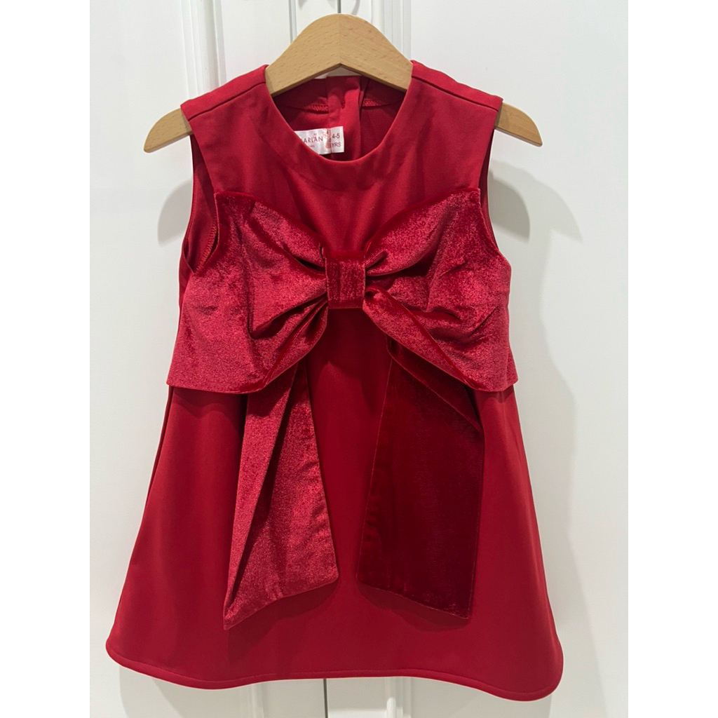 Preloved kids red dress mini marlan
