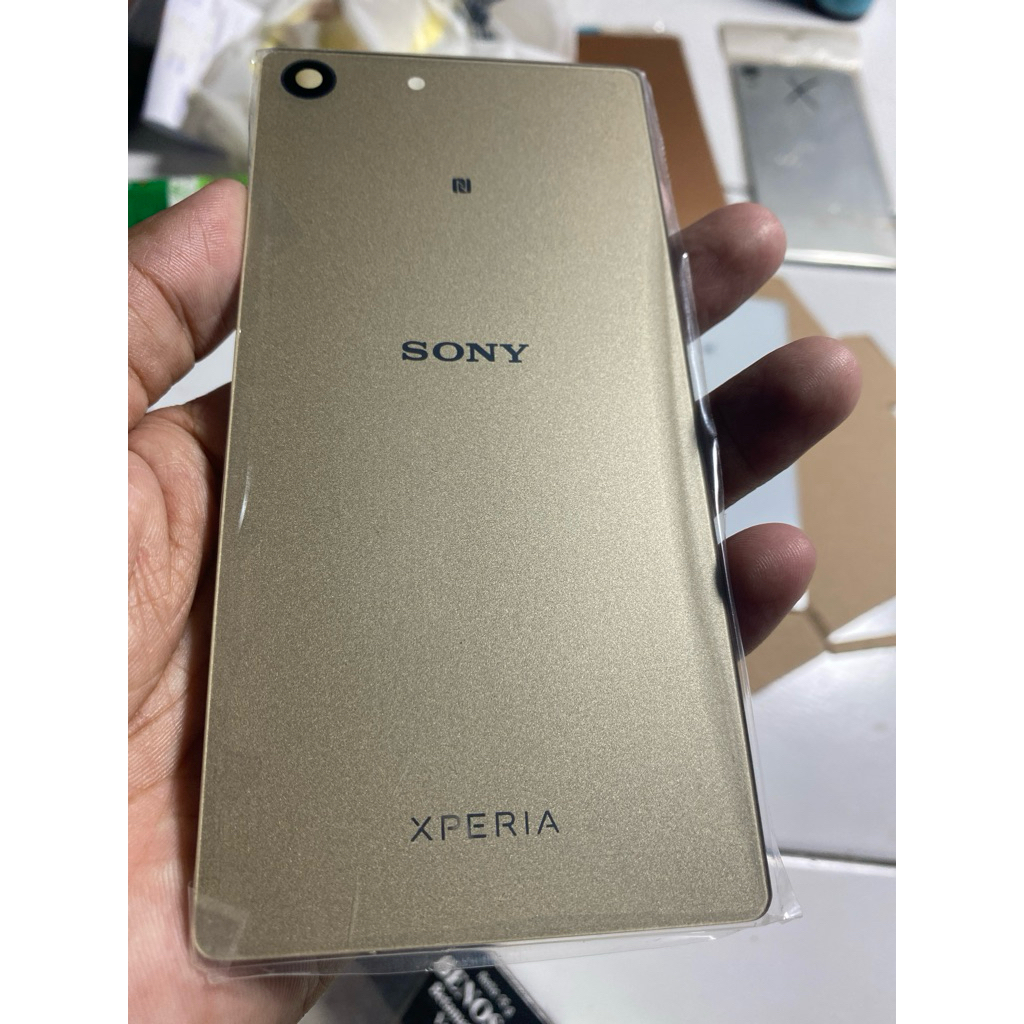 Back Case Sony M5 Black Tutup Belakang Tutup Baterai Sony M5 Hitam
