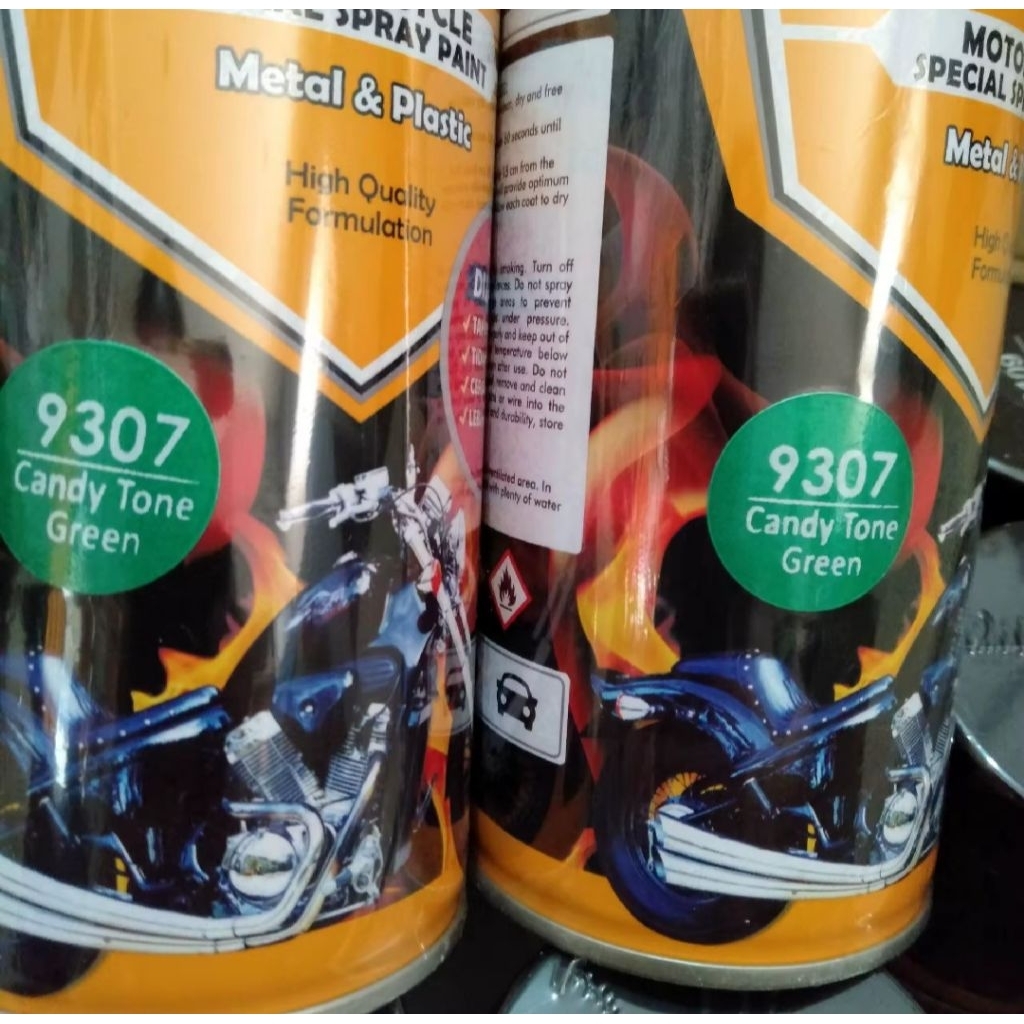 Pilok Pilox Cat Diton Premium Candy Tone Green 9307 Tahan Bensin 400cc Candytone hijau candy tone hi