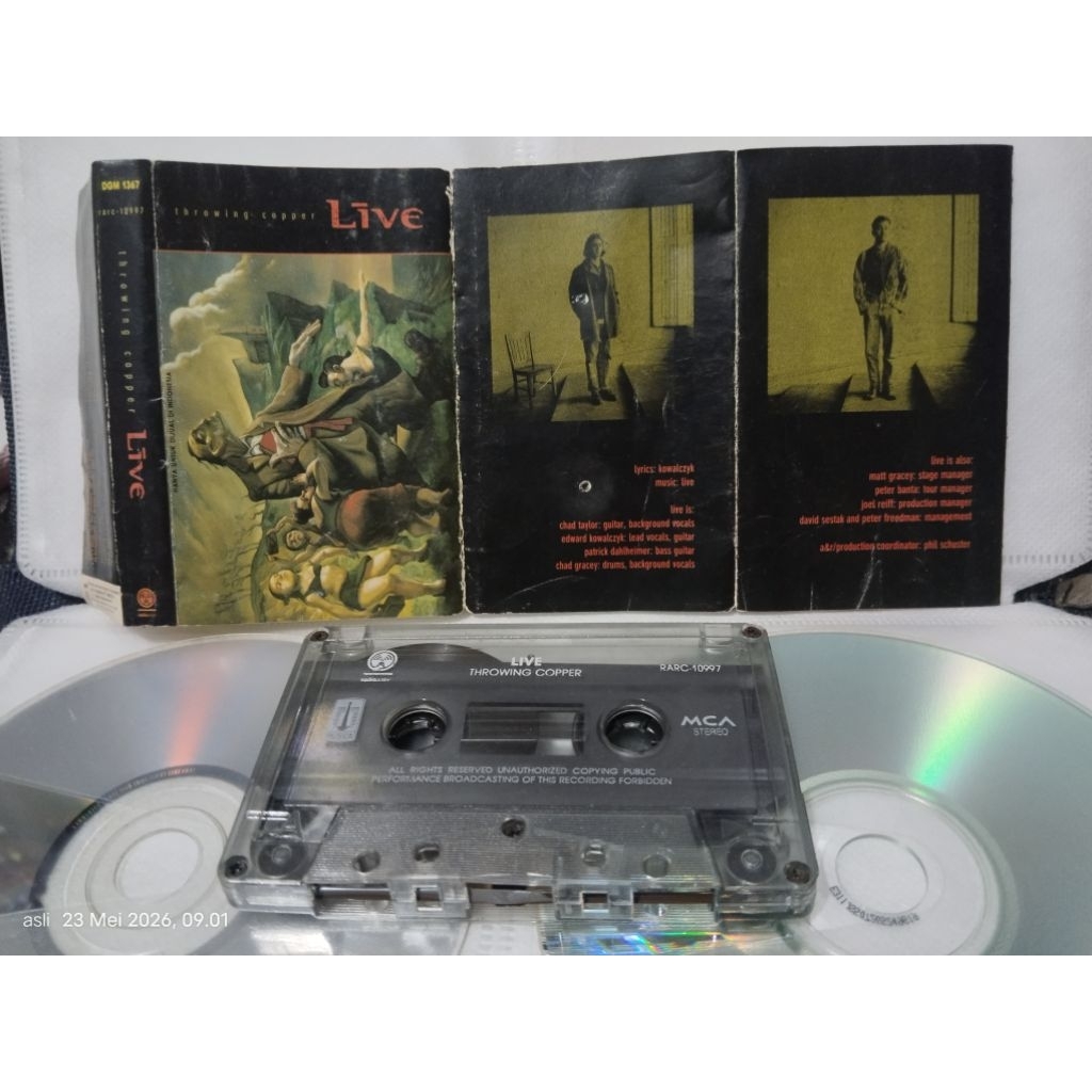 kaset pita LIVE throwing copper
