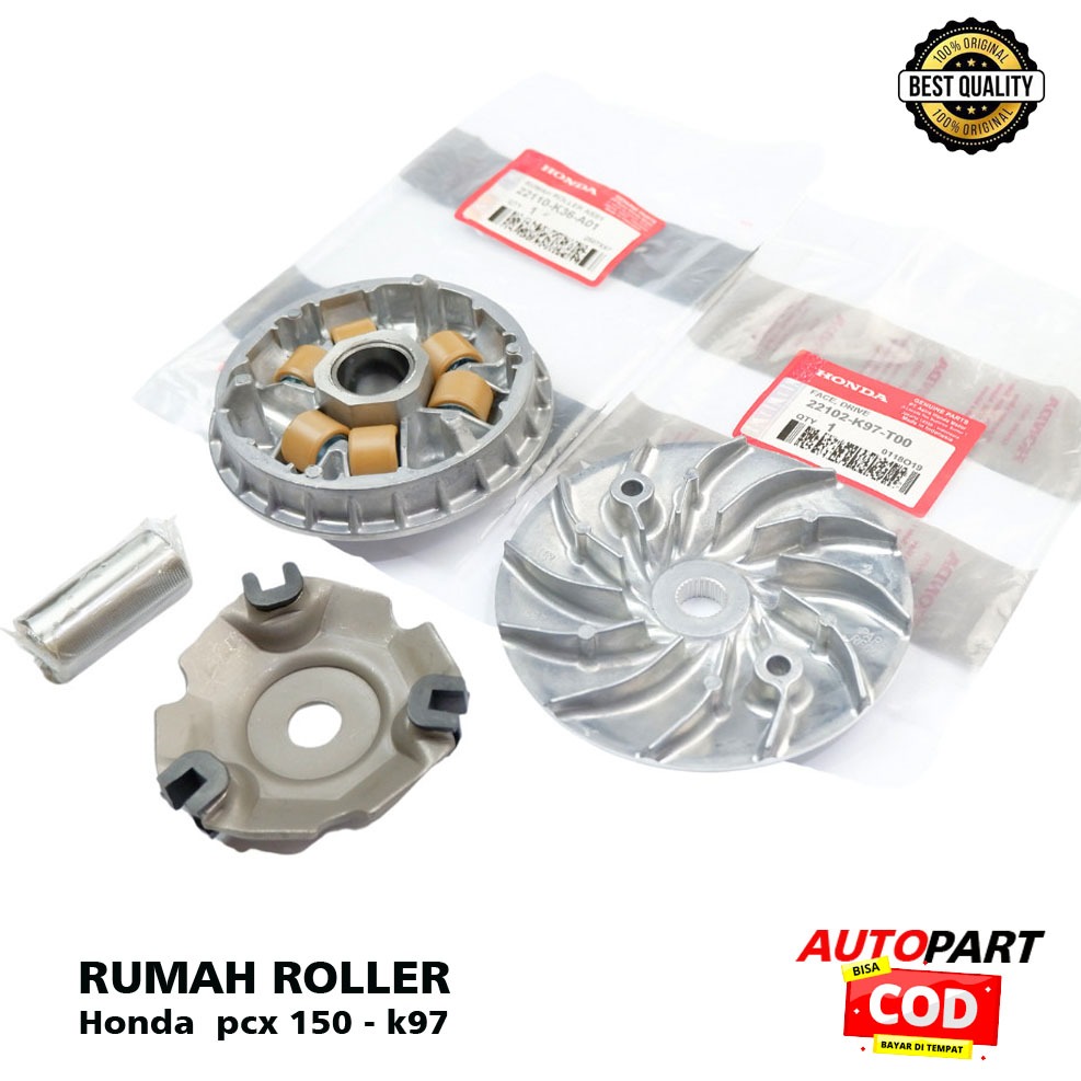 rumah roller Honda  pcx 150 - rumah roller pcx k97 - kipas pcx K36