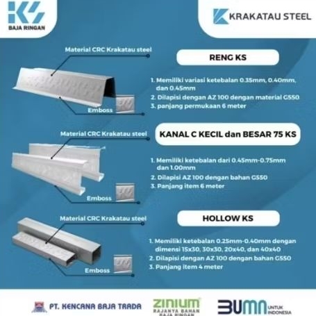 Reng Baja Ringan Krakatau Steel