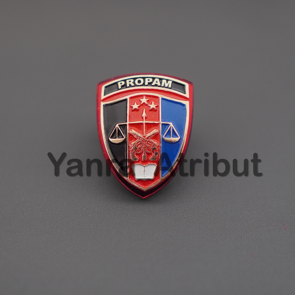 Pin Propam / Brevet Brivet Propam Polri Paku Magnet Premium