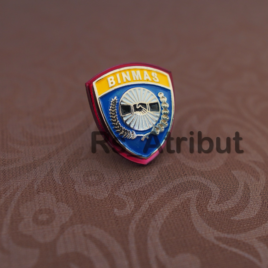 Pin Binmas / Brevet Brivet Binmas Polri Premium
