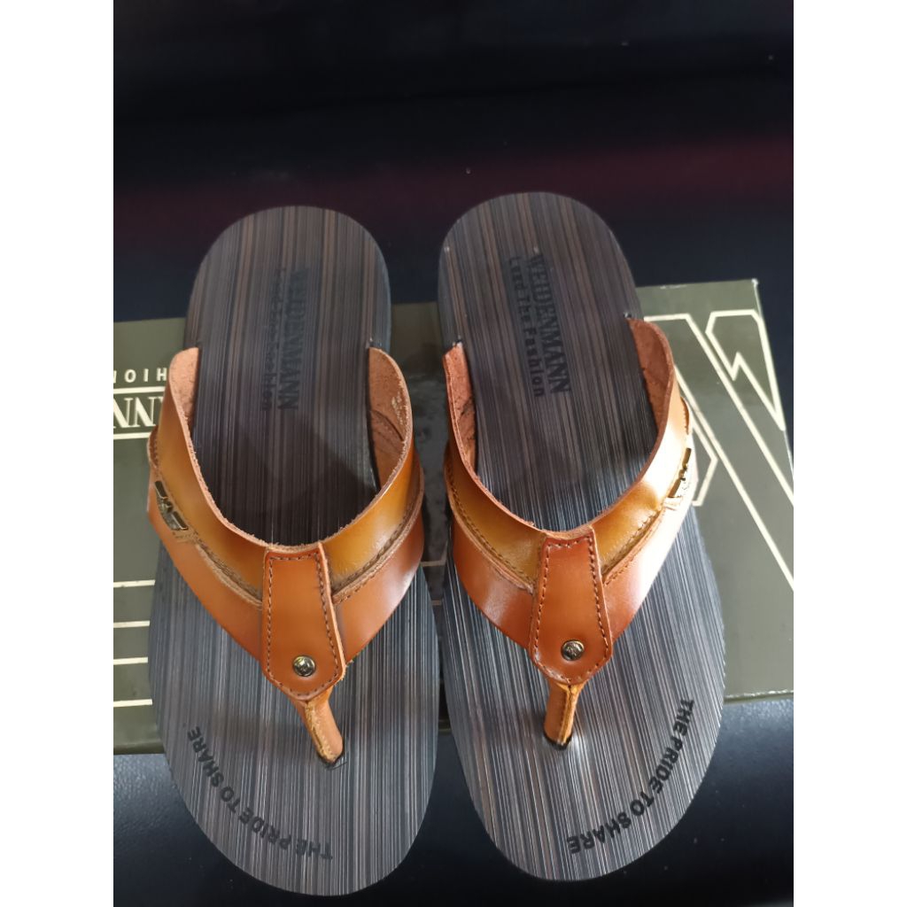 Sandal Jepit Kulit Pria - Weidenmann so001