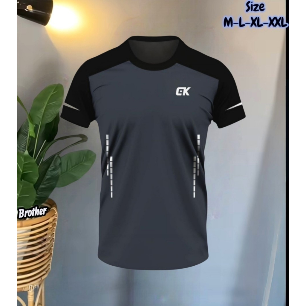 COD KAOS OLAHRAGA PRIA IMPORT DEWASA SLIM FIT KAOS FITNESS FUTSAL LARI JOGGING POLOS BADMINTON JERSE