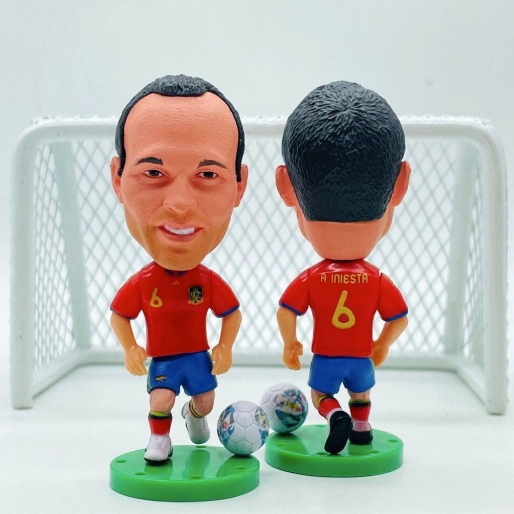 Action figure Andres Iniesta Spain 2010 World Cup Champion soccerwe original