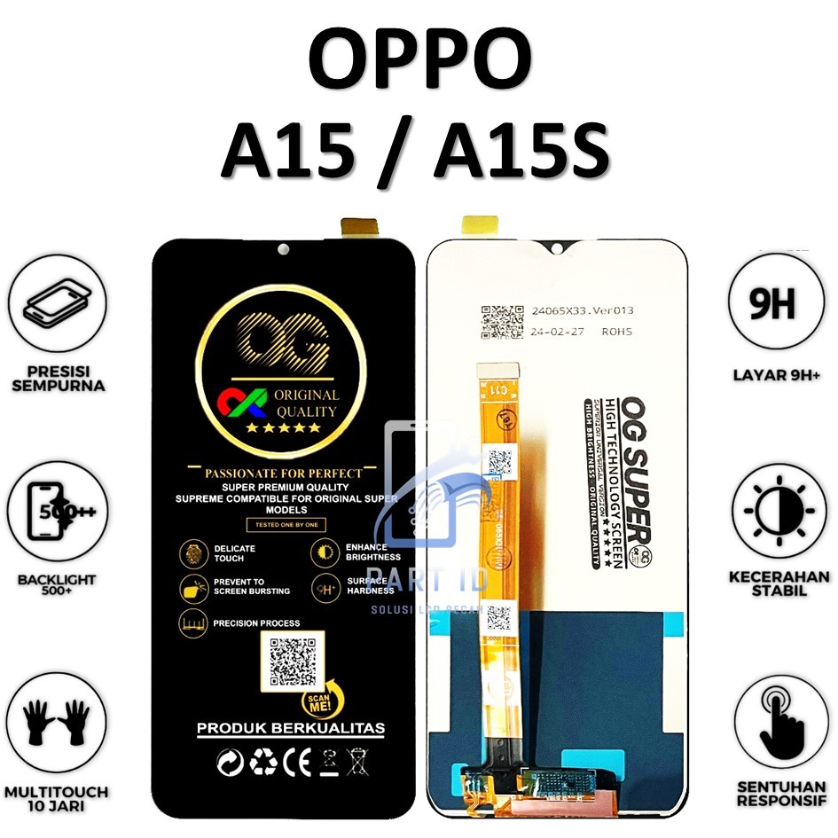 LCD TOUCHSCREEN OPPO A15 / A15S ORIGINAL