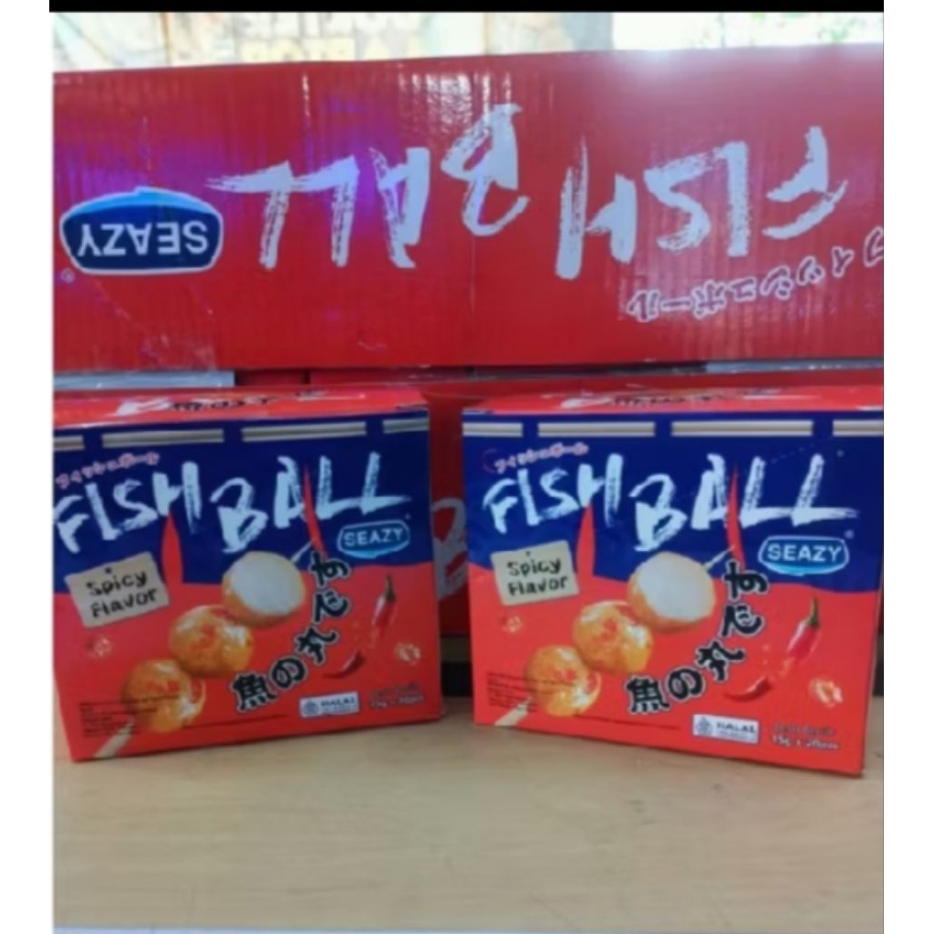 fish ball spicy flavour 1 box isi 20 pcs