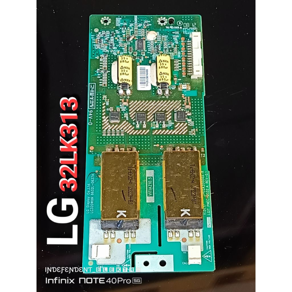 Inverter Tv Lg 32LK313 32LK311 32LK310   Inverter backligt Lg 32lk313-td 32lk311 32lk310 32cs410   I