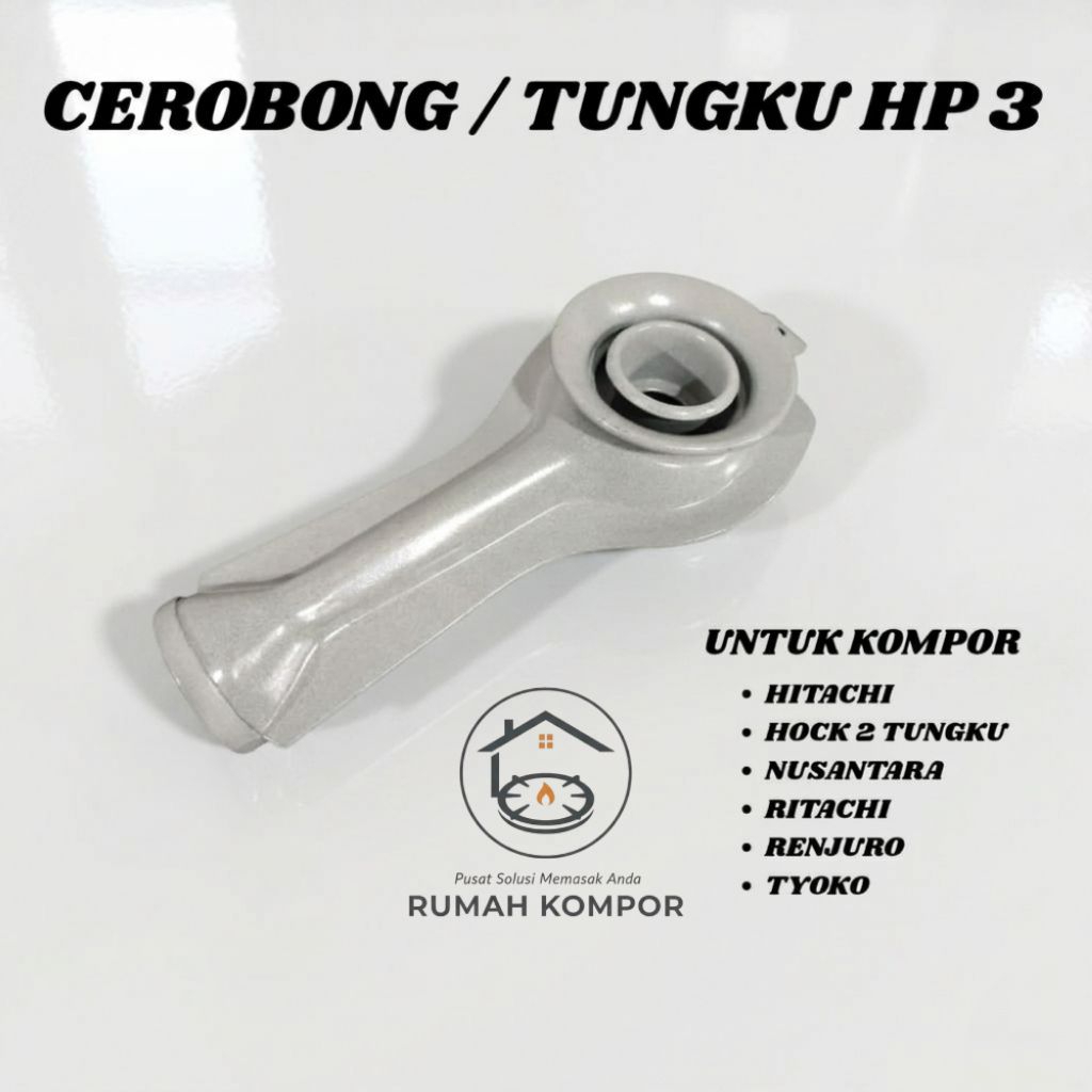 TUNGKU / CEROBONG KOMPOR GAS HP3 NUSANTARA TODACHI / KOMPOR GAS 2 TUNGKU