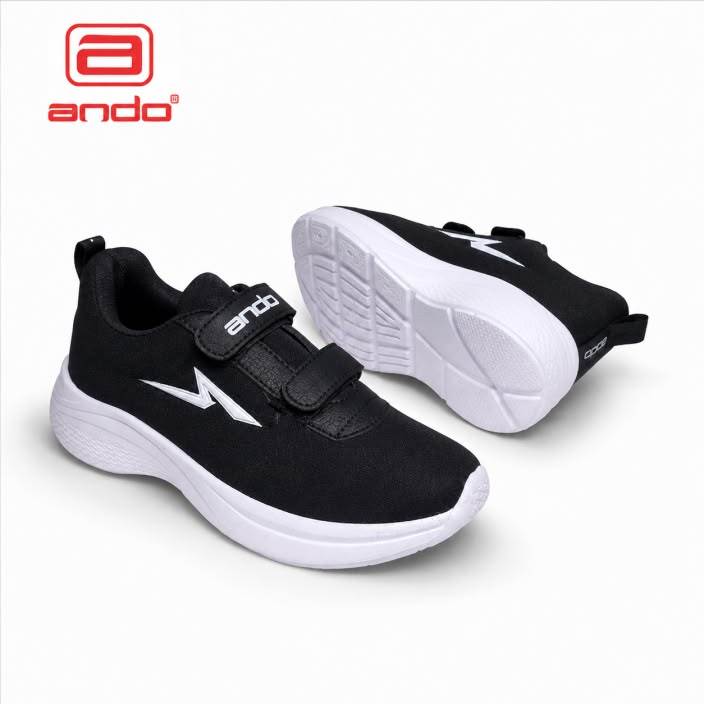 Sepatu Anak Ando Size 31-37 Sekolah Anak Perempuan Paud TK SD Sneakers Ando