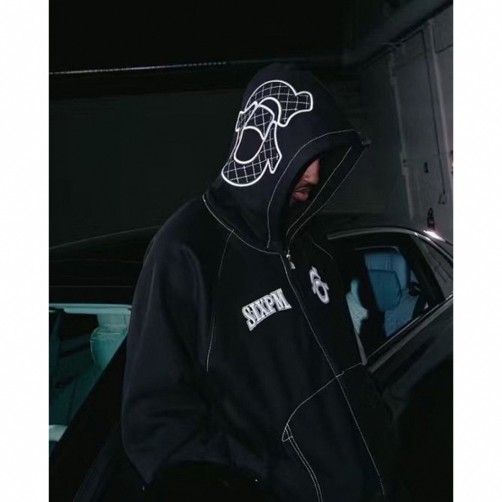 Icons Zip Hoodie Black | 6PM® x True Religion®