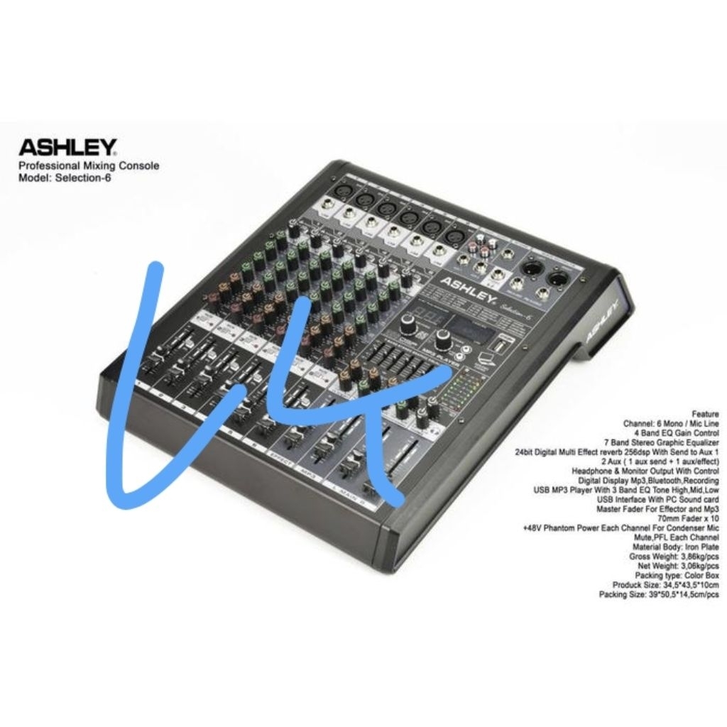 MIXER Ashley selection 6 channel Mixer Ashley