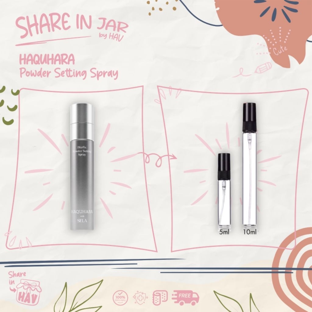 (Share in Bottle) HAQUHARA - Powder Setting Spray