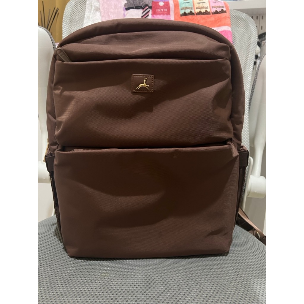 [Preloved] POVILO Skala Backpack Brown | Ransel Wanita | Tas Kerja