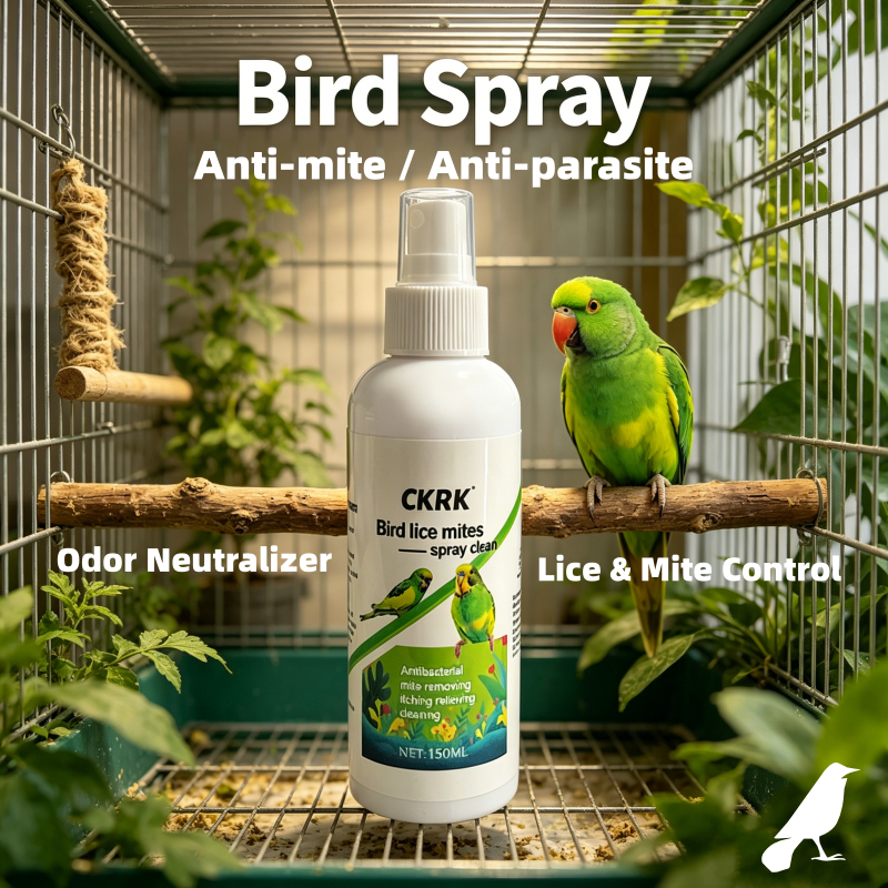 CKRK Bird Bath Spray Sampo Burung Anti Kutu Tungau Gatal Iritasi Murai Kacer Lovebird Kenari