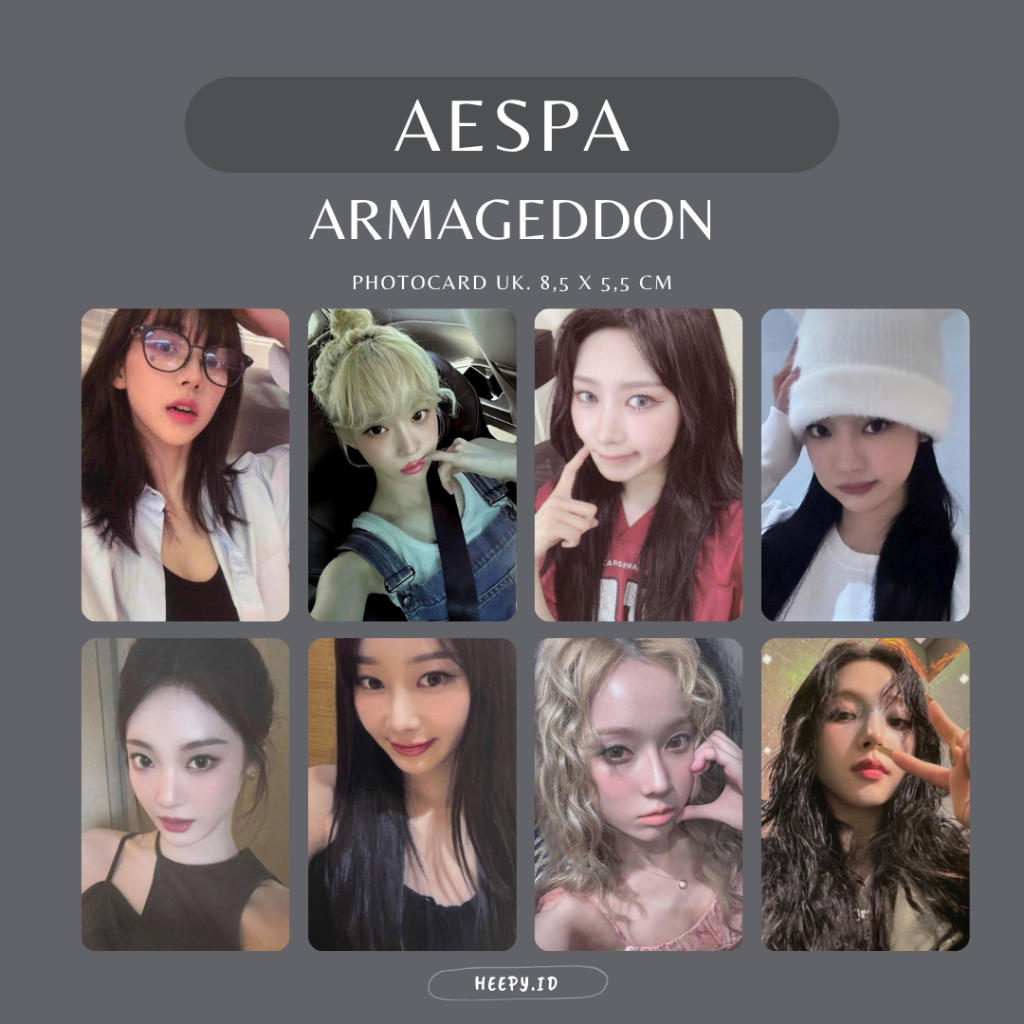 [AE] UNOFFICIAL PHOTOCARD AESPA ARMAGEDDON