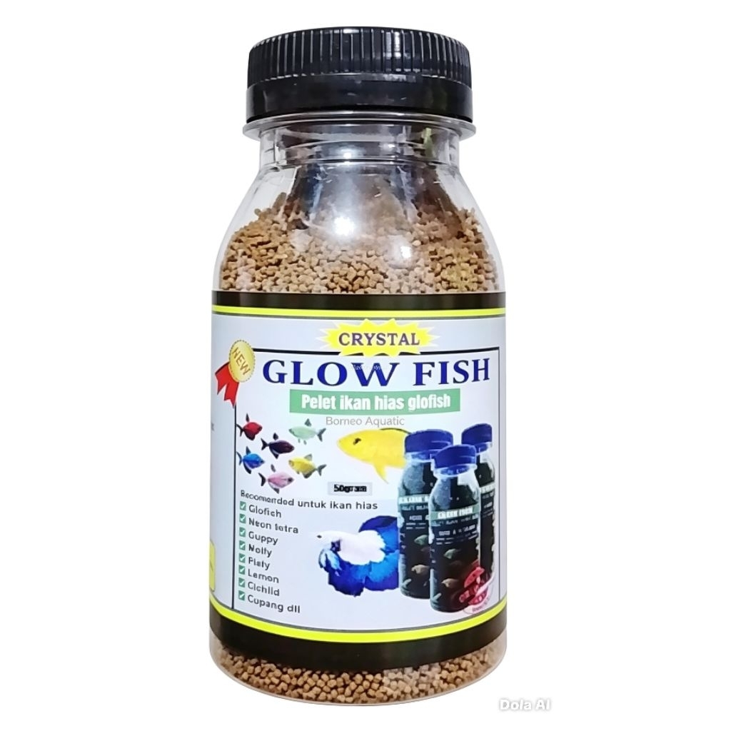Pelet Ikan Glowfish, Cupang, Neon, Guppy, dll