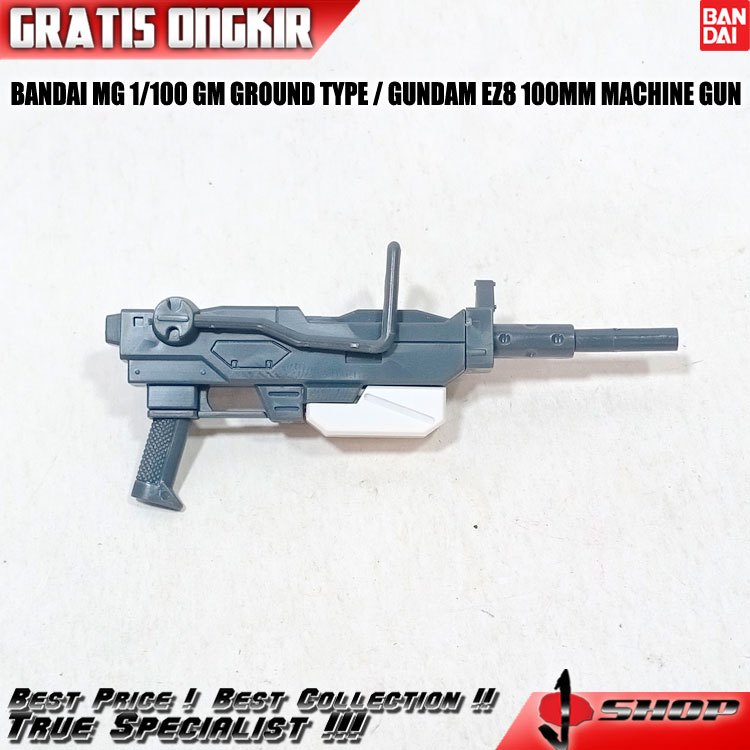 BANDAI MG 1/100 GM GROUND TYPE / GUNDAM EZ8 100MM MAC-HINE GUN MG2287
