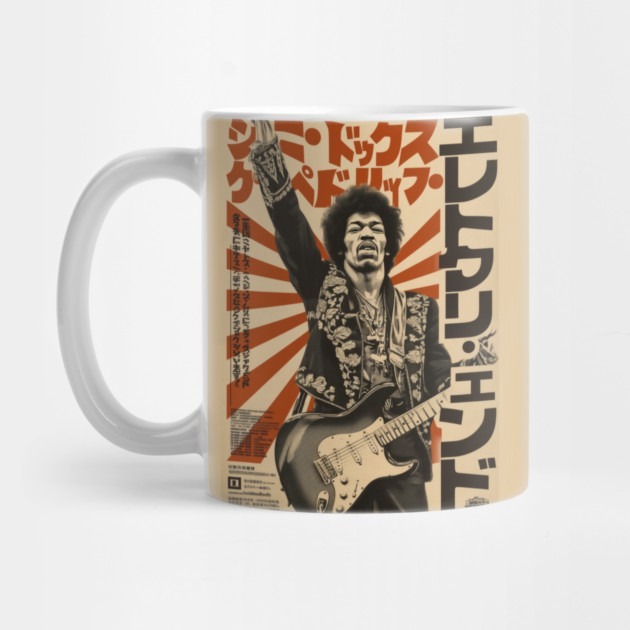 Vintage Hendrix Poster - Jimi Hendrix 2026 Art Tea Mug