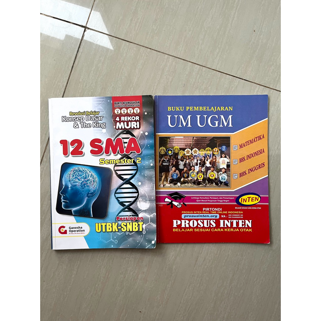 PRELOVED BUKU UTBK-SNBT GO & UM UGM INTEN
